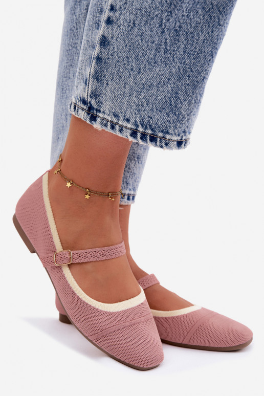 zempapēžu BalerīnasTīklsgo Tā irteriālsu Rozā krāsas Zelisa