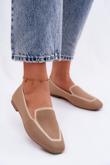 Mokasīni zempapēžu brūnas krāsas Selisa