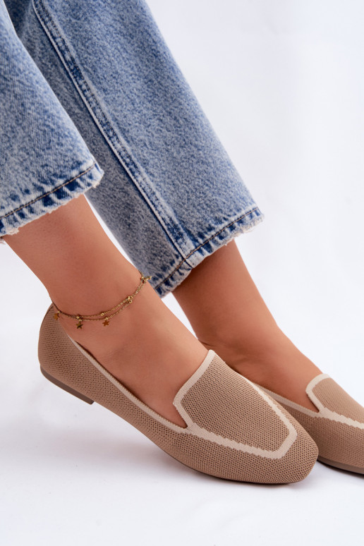 Mokasīni zempapēžu brūnas krāsas Selisa