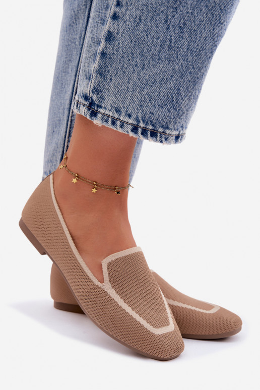 Mokasīni zempapēžu brūnas krāsas Selisa