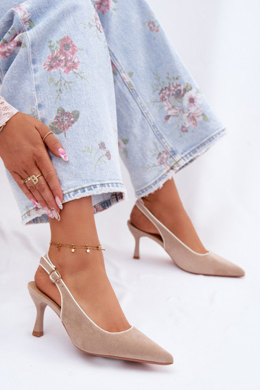 Sieviešu basenes ar papēdiLamóInką smilšu krāsas Relmira