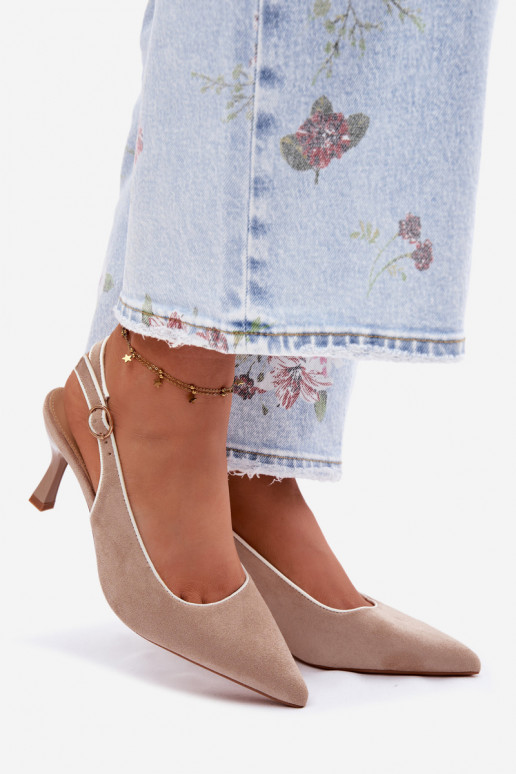 Sieviešu basenes ar papēdiLamóInką smilšu krāsas Relmira