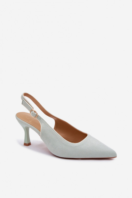 Sieviešu basenes ar papēdiLamóInką piparmētras krāsas Relmira