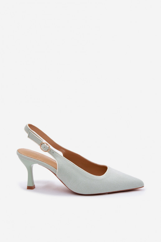 Sieviešu basenes ar papēdiLamóInką piparmētras krāsas Relmira