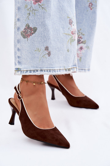 Sieviešu basenes ar papēdiLamóInką CzekoladoIne Relmira 2