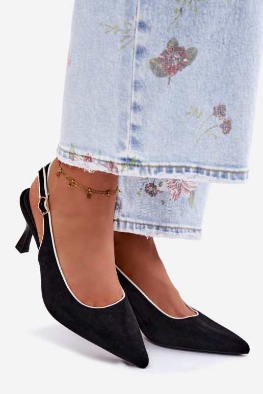 Sieviešu basenes ar papēdiLamóInką melnas krāsas Relmira