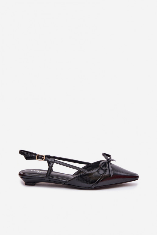 Sieviešu basenesImitacji Skóry Uz Zema Papēža melnas krāsas Jelmera