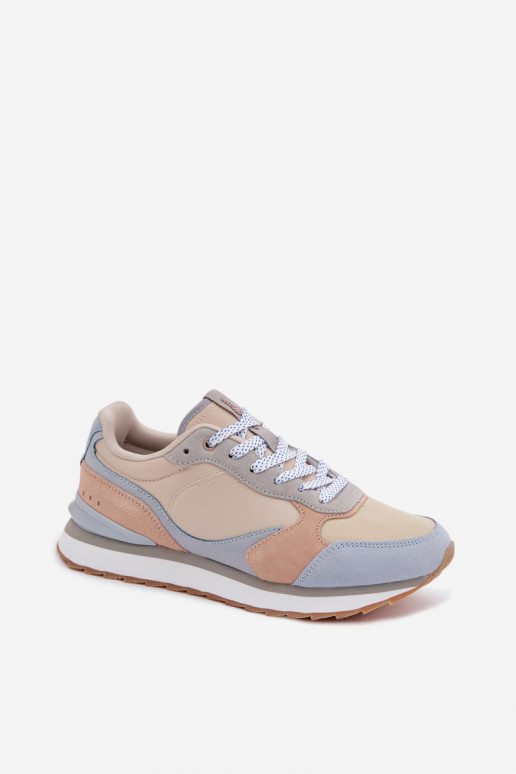 zamšādas Sneakers modeļa apavi Sieviešu McArthur MA2512IN Zilas krāsas