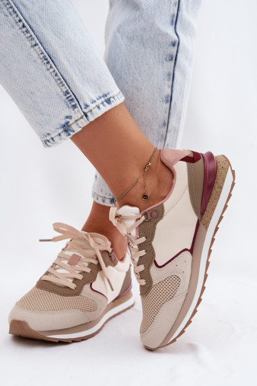 sporta apavi Sneakers modeļa apavi Sieviešu McArthur MA257IN smilšu krāsas