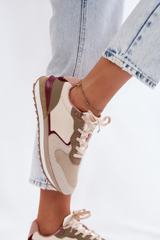sporta apavi Sneakers modeļa apavi Sieviešu McArthur MA257IN smilšu krāsas
