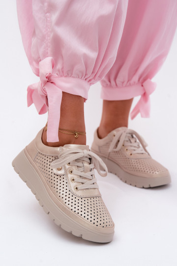 Āda Ažūrs apavi Sieviešu Vinceza 79629 Zelta krāsas