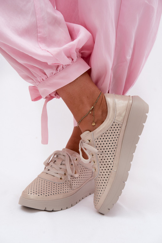 Āda Ažūrs apavi Sieviešu Vinceza 79629 Zelta krāsas