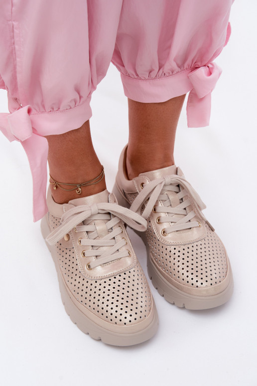 Āda Ažūrs apavi Sieviešu Vinceza 79629 Zelta krāsas