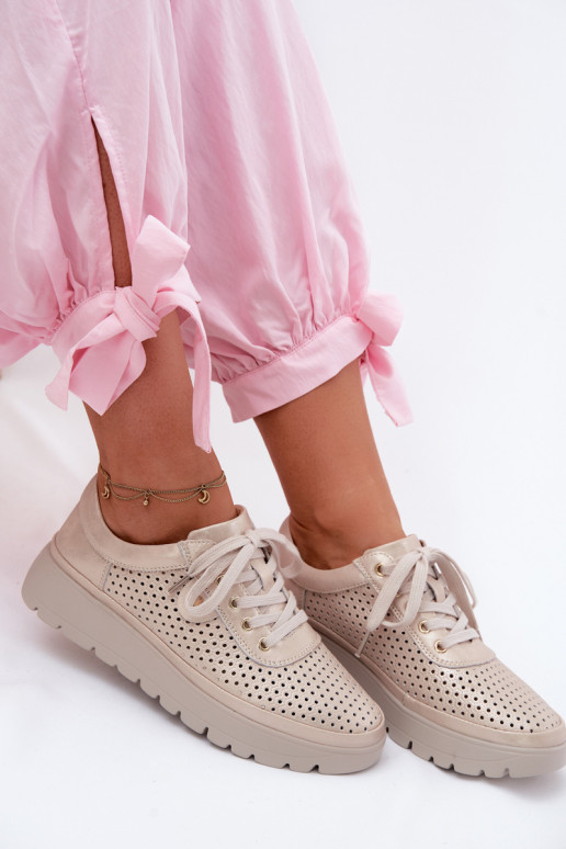 Āda Ažūrs apavi Sieviešu Vinceza 79629 Zelta krāsas