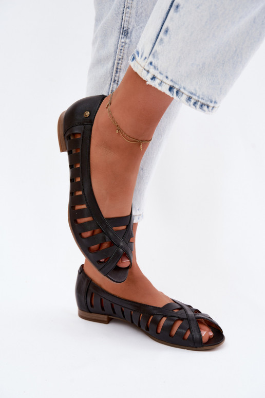 Āda Ažūra balerīnas Tā irciejka P7540-01 melnas krāsas