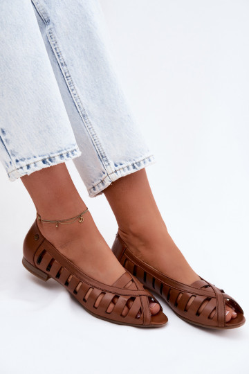 Āda Ažūra balerīnas Tā irciejka P7540-29 brūnas krāsas