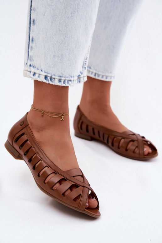 Āda Ažūra balerīnas Tā irciejka P7540-29 brūnas krāsas