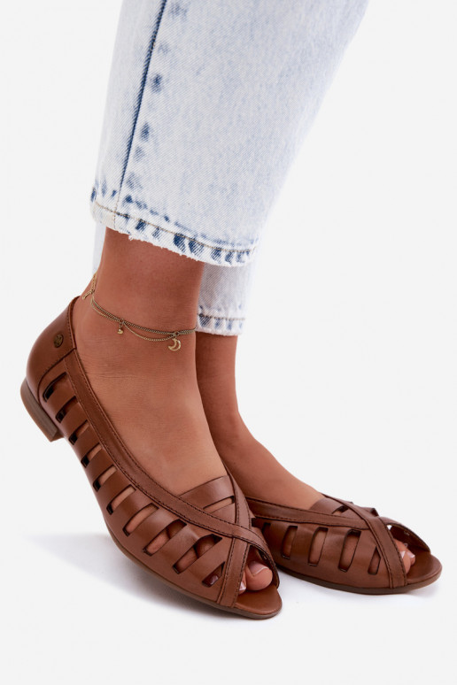 Āda Ažūra balerīnas Tā irciejka P7540-29 brūnas krāsas