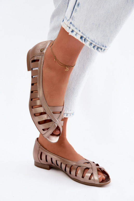 Āda Ažūra balerīnas Tā irciejka P7540-25 Zelta krāsas