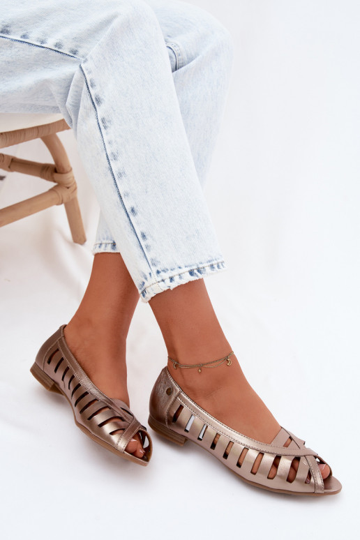 Āda Ažūra balerīnas Tā irciejka P7540-25 Zelta krāsas