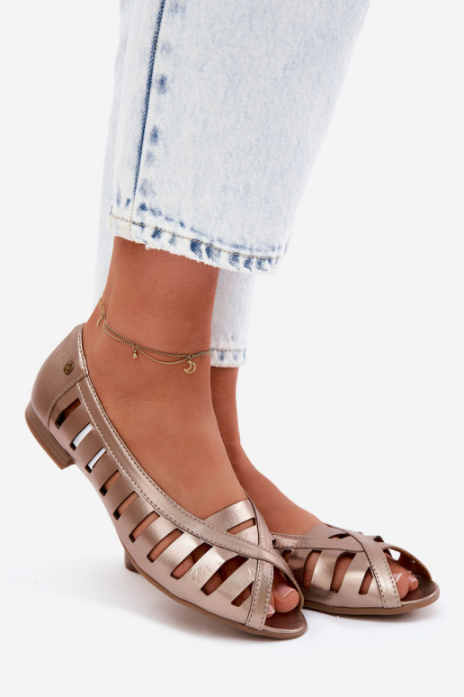 Āda Ažūra balerīnas Tā irciejka P7540-25 Zelta krāsas