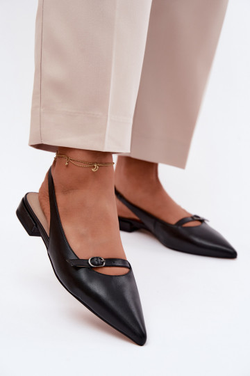 Sieviešu basenes ar platiem papēžiem Tā irciejka K7449-01 melnas krāsas 2