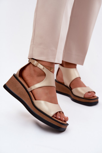 Āda ar platformus basenes Tā irciejka K7471-26 Zelta krāsas 2