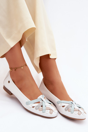 Balerīnas Tā irciejka P7542-11 baltas krāsas