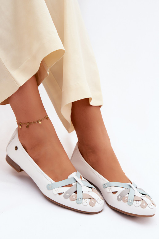 Balerīnas Tā irciejka P7542-11 baltas krāsas