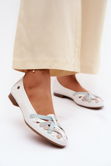 Balerīnas Tā irciejka P7542-11 baltas krāsas 2