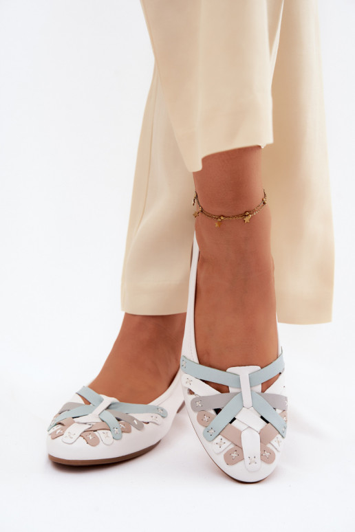 Balerīnas Tā irciejka P7542-11 baltas krāsas