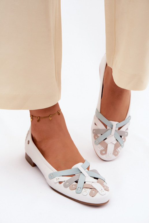 Balerīnas Tā irciejka P7542-11 baltas krāsas