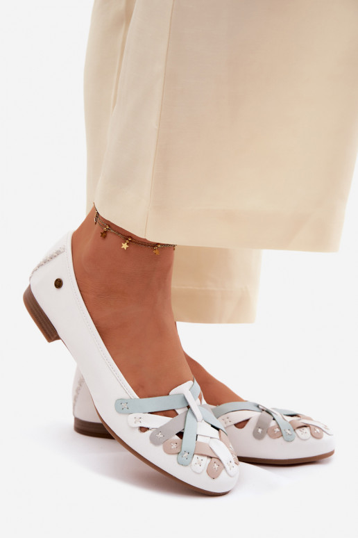 Balerīnas Tā irciejka P7542-11 baltas krāsas