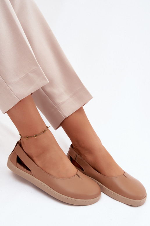 Balerīnas Barefoot Zazoo 10217 Kapučīno