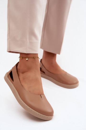 Balerīnas Barefoot Zazoo 10217 Kapučīno 2