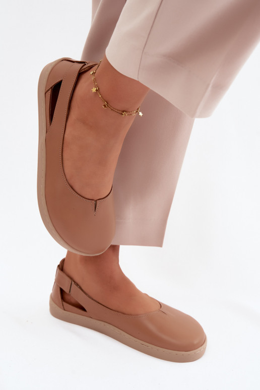 Barefoot ballerīnas Zazoo 10217 kapučīna krāsā