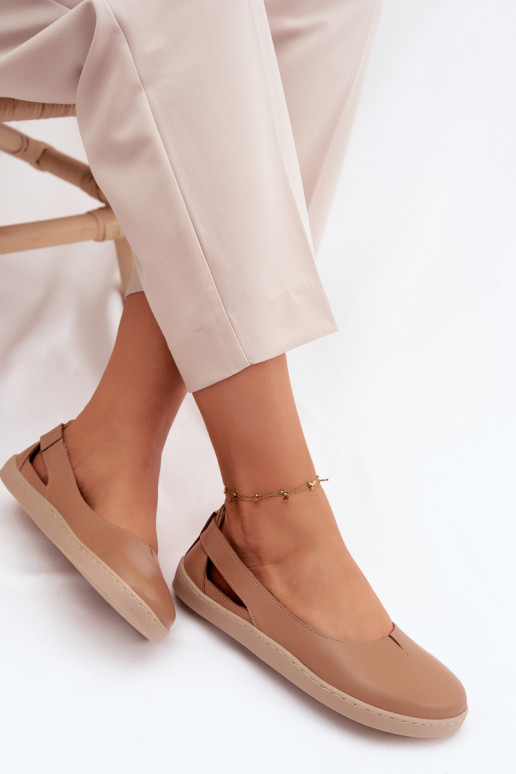 Balerīnas Barefoot Zazoo 10217 Kapučīno