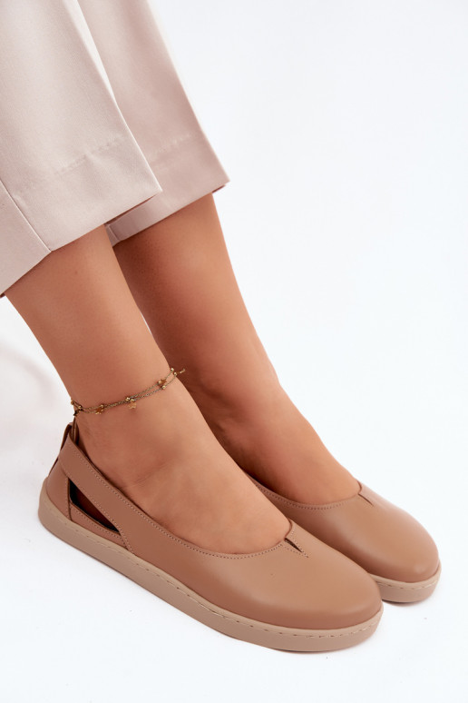 Barefoot ballerīnas Zazoo 10217 kapučīna krāsā