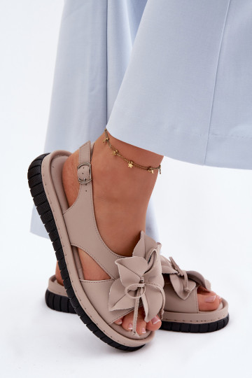 Sieviešu basenes Sieviešu Ar greznu ar puķītēmem Vinceza 66917 smilšu krāsas