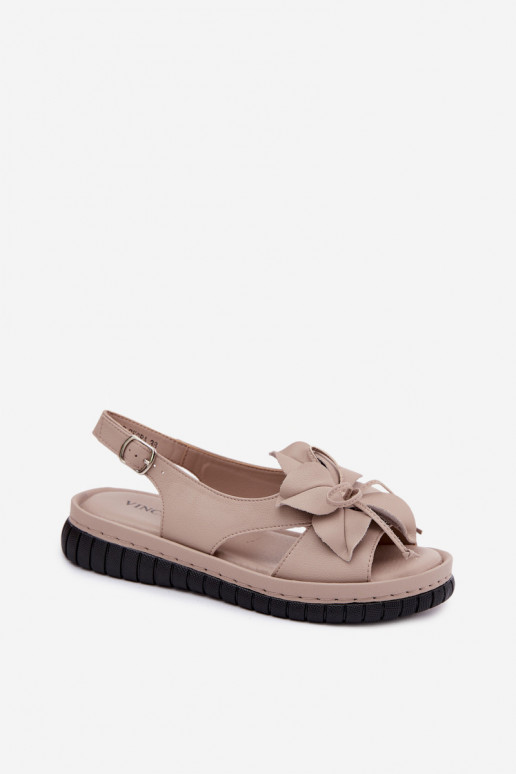 Sieviešu basenes Sieviešu Ar greznu ar puķītēmem Vinceza 66917 smilšu krāsas