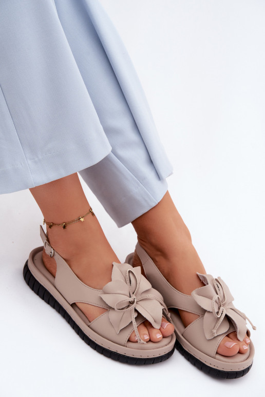 Sieviešu basenes Sieviešu Ar greznu ar puķītēmem Vinceza 66917 smilšu krāsas