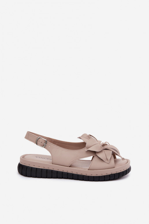 Sieviešu basenes Sieviešu Ar greznu ar puķītēmem Vinceza 66917 smilšu krāsas