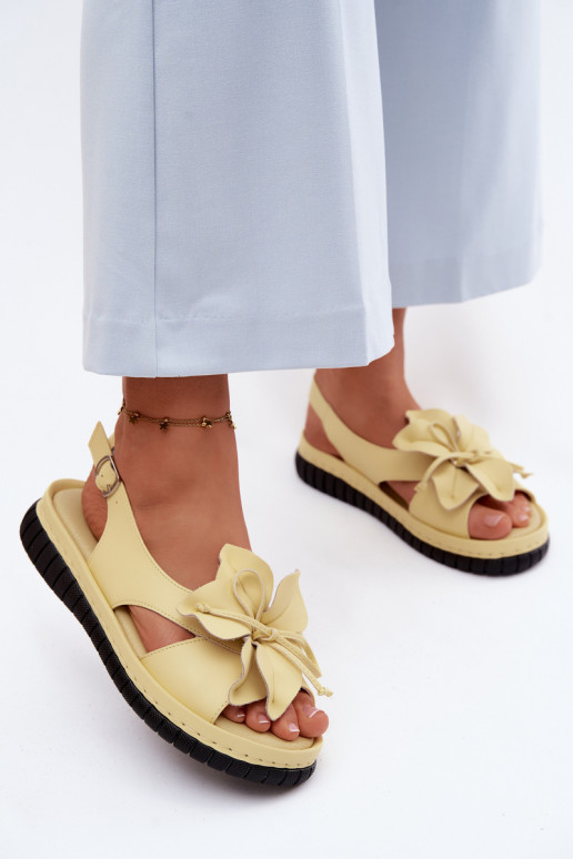 Sieviešu basenes Sieviešu Ar greznu ar puķītēmem Vinceza 66917 Dzelteni