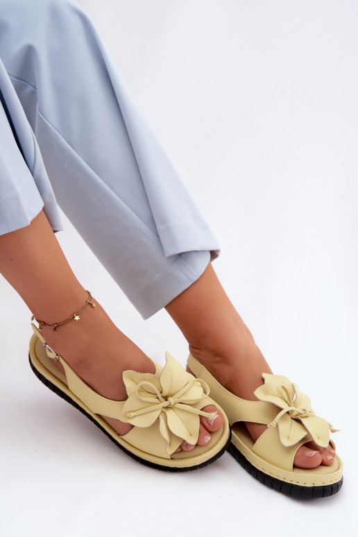 Sieviešu basenes Sieviešu Ar greznu ar puķītēmem Vinceza 66917 Dzelteni