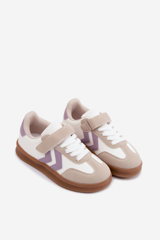 Sneakers modeļa apavi Bērnu apavi baltas krāsas Meressa