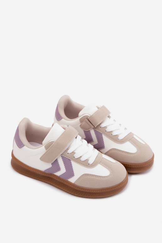 Sneakers modeļa apavi Bērnu apavi baltas krāsas Meressa