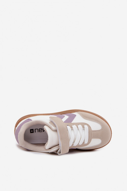 Sneakers modeļa apavi Bērnu apavi baltas krāsas Meressa