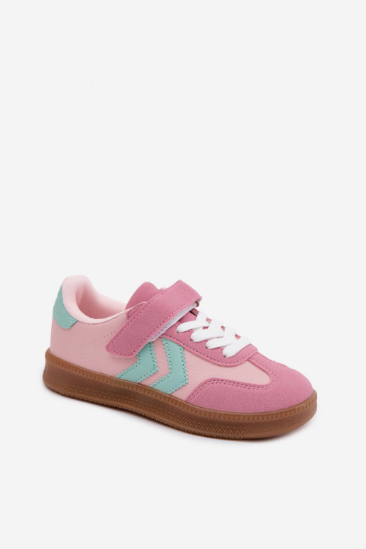 Sneakers modeļa apavi Bērnu apavi Rozā krāsas Meressa
