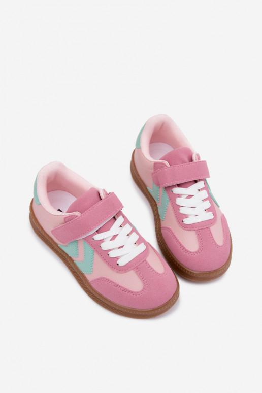 Sneakers modeļa apavi Bērnu apavi Rozā krāsas Meressa