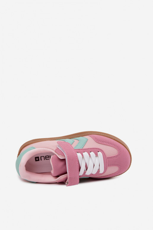 Sneakers modeļa apavi Bērnu apavi Rozā krāsas Meressa